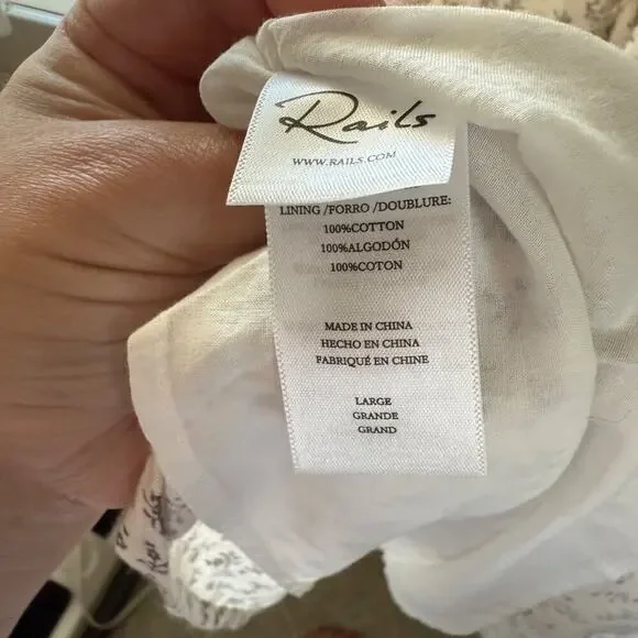 Boho Floral Dress Rails - Size Large - Picture 8 of 8